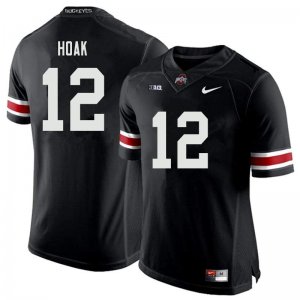 Men's Ohio State Buckeyes #12 Gunnar Hoak Black Nike NCAA College Football Jersey Discount RPU4644LA